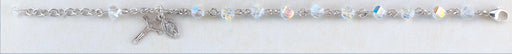Aurora Helix Swarovski Crystal Rosary Bracelet