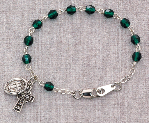 5 1/2-inch Emerald Baby Bracelet