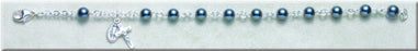Genuine Round Hematite Rosary Bracelet