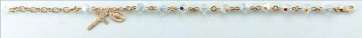 Aurora Swarovski Crystal Rosary Bracelet