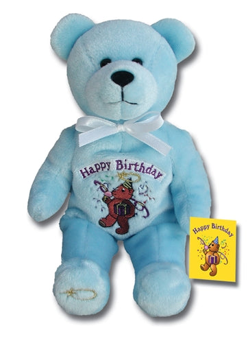 Birthday - Blue Holy Bear