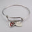 Adult Pewter Red Enameled Holy Engravable Bracelet