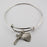 Youth Pewter Crucifix Faith Engravable Bracelet