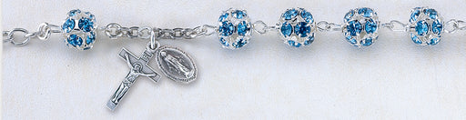 Light Sapphire Aurora Rosary Bracelet