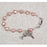 6 1/2-inch Pink Heart Bracelet