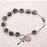 7 1/2-inch Blue Cloisonne Bracelet
