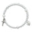 6 1/2-inch White Pearl Wrap Bracelet
