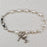6 1/2-inch White Pearl Heart Bracelet
