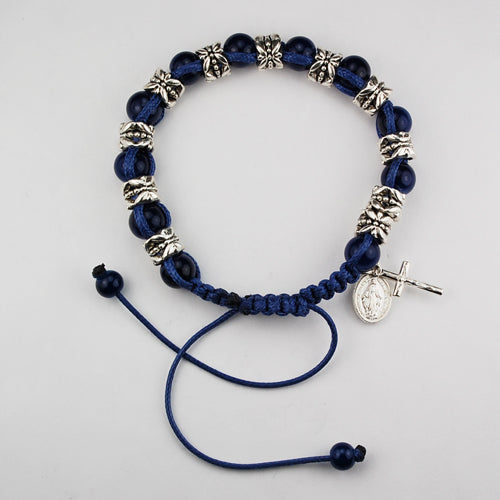 Blue Shamballa Bracelet