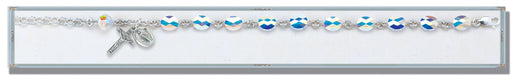 Aurora Swarovski Crystal Flat Oval Bracelet