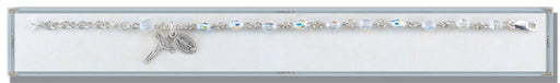 5x7mm Helix Swarovski Crystal Rosary Bracelet
