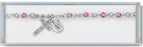 Amethyst Swarovski Crystal Rondell Bracelet