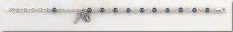 4mm Hematite Rosary Bracelet