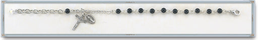 4mm Onyx Rosary Bracelet