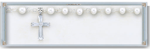 4mm Pearl Rosary Bracelet