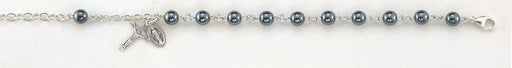 Genuine Hematite Round Bracelet