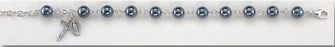 Genuine Hematite Rosary Bracelet