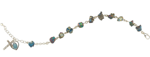 10-12mm Iris Nugget Rosary Bracelet