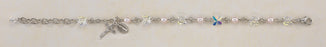 Aurora Swarovski Butterfly Crystal Bead Bracelet