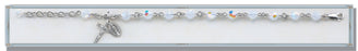 Opal Round Faceted Swarovski Crystal Bracelet