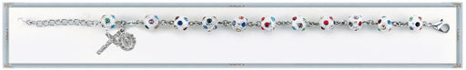 8mm Multi Set Crystal Rosary Bracelet