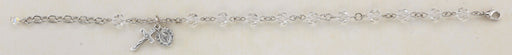 6mm Clear Crystal Swarovksi Rosary Bracelet