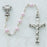 Sterling Silver 5MM Pink Pearl Communion Rosary