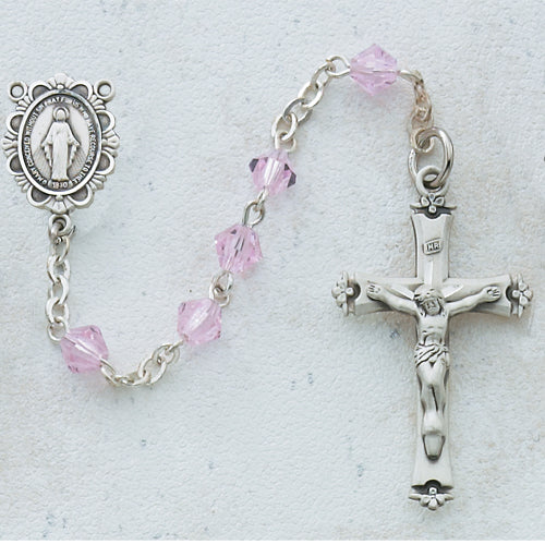 5MM Pink Rosary