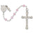 RF Pink Tin Cut Rosary