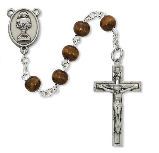 Boy'S Communion Rosary - Engravable