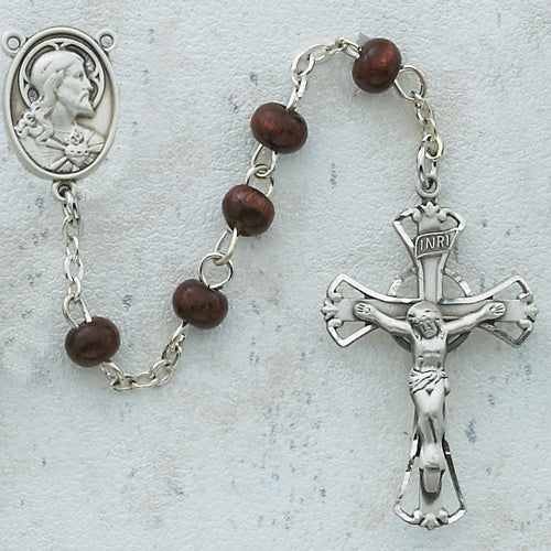 Brown Wood Rosary