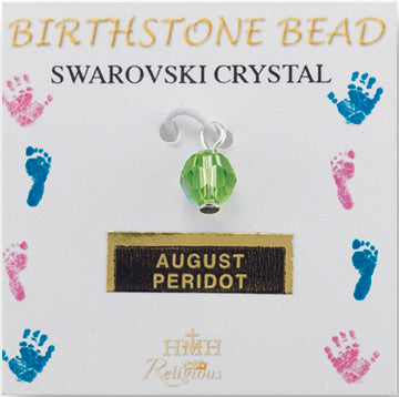 Round Swarovski Peridot Birthstones