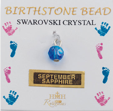 Round Swarovski Sapphire Birthstones