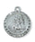 Pewter Saint Christopher Pendant with 18-inch Chain