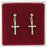 Rf Crucifix Earrings
