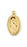 Gold over Sterling Silver Miraculous Medal