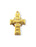 15/16-inch Gold Over Sterling Silver Celtic Cross with 18-inch Chain