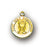 3/4-inch Gold Over Sterling Silver First Holy Communion Pendant with 18-inch Chain