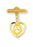 Gold over Sterling Baby Miraculous Pin