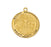 Gold over Silver Medal of Saint Michael Necklace Set - Engravable
