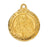 Gold over Silver Medal of Saint Christopher 20-inch Chain - Engravable