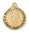 Gold over Silver Medal of Saint Patrick 20-inch Chain - Engravable