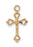 Gold over Silver Eng Cross 16-inch,-inch