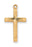 Gold over Silver Eng Cross 18 Ch-inch