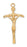 Gold over Silver Papal Crucifix 18-inch Chain