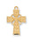 Gold over Silver Celtic Cross with 18-inch Chain