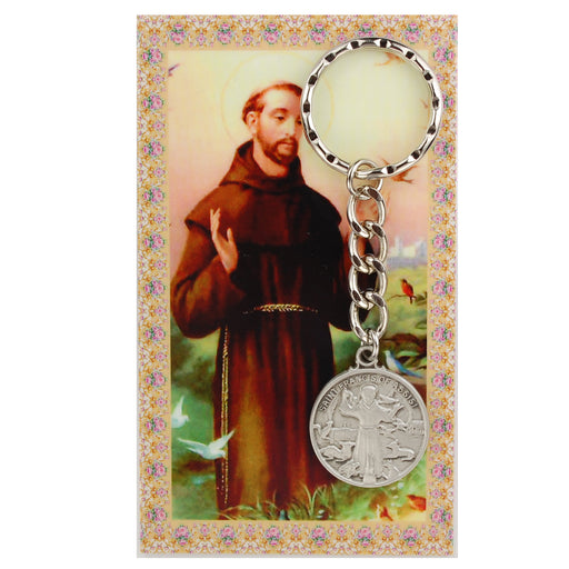 St Francis Keyring/Prayer Card