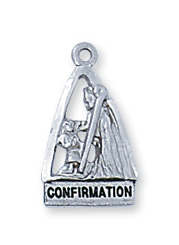 Sterling Silver Confirmation with 16-inch Chain