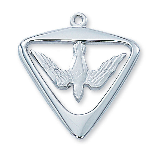 Sterling Silver Holy Spirit with 24-inch Chain