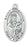 Sterling Silver Medal of Saint Dymphna with 18-inch Chain - Engravable